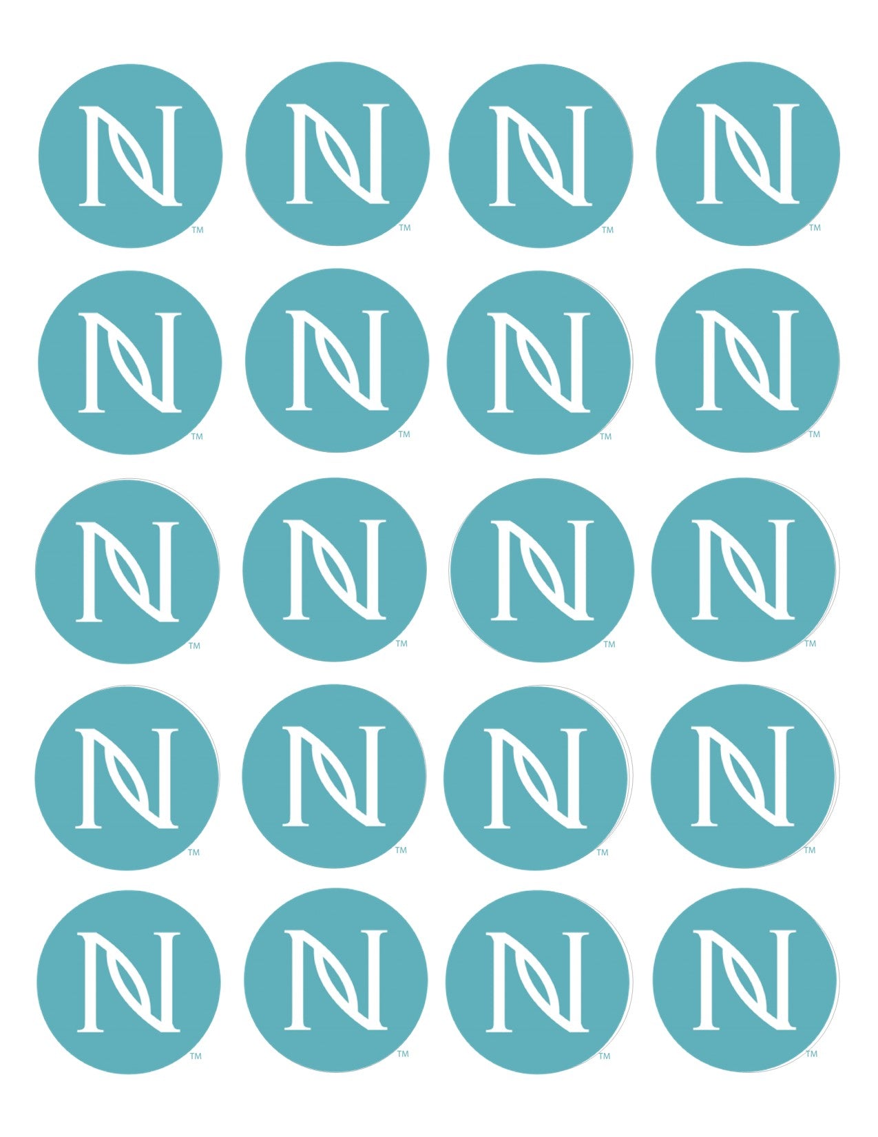 Neora Brand "N" Logo Stickers